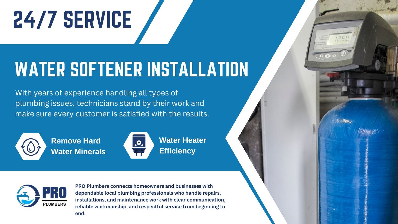 Water softener installation in Cedar Hill, TX